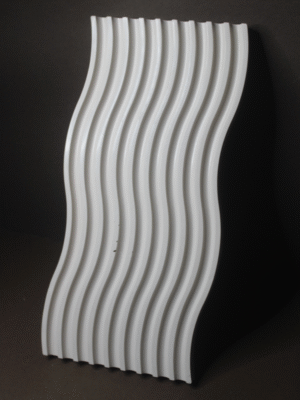 Concrete Wavy Tray