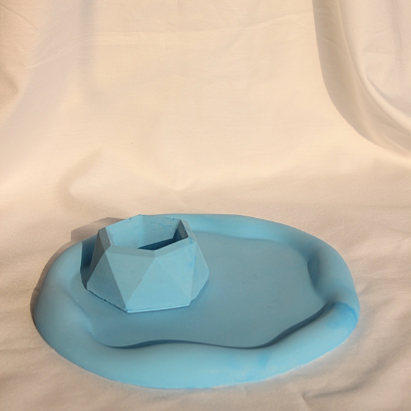 Round Cloud Decor Tray - Image 2