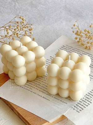 Large Bubble Candle