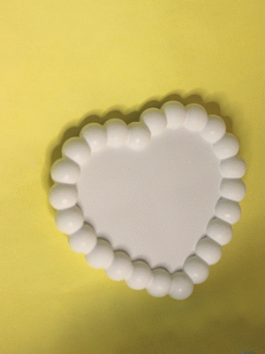 Heart Bubble Coaster