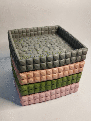 Square Crystal Tray