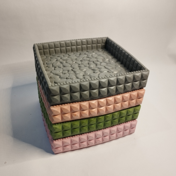 Square Crystal Tray