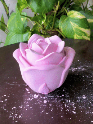 Rose Shape Storage Jar