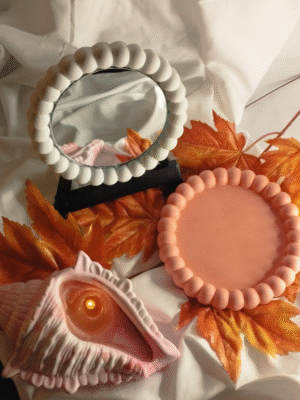 Bubble Mirror with Acrylic Stand