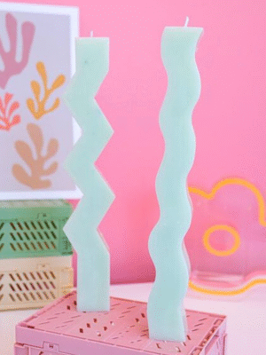 Zig Zag Candle Set