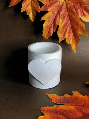 Heart Brush Holder