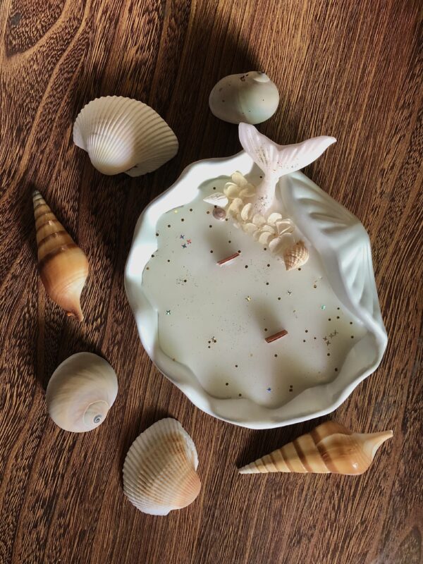 Mermaid Theme Candle Bowl - 2 - Image 2