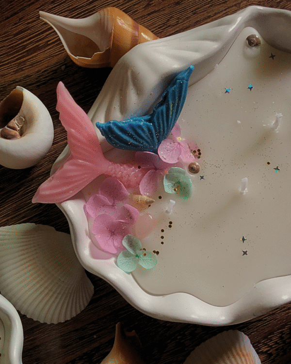 Mermaid Theme Candle Bowl - 3 - Image 2