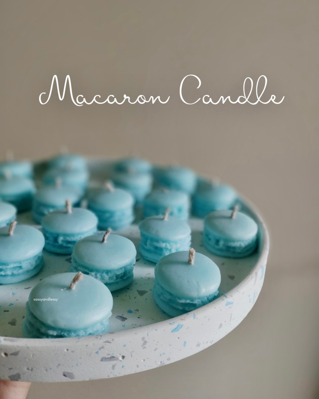 Macaron Candles