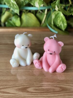 Large Teddy Candle